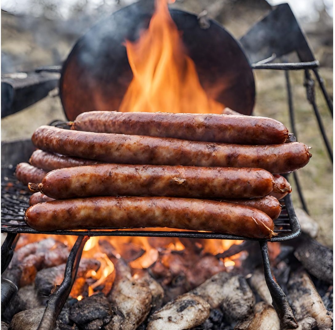 opékání špekáčků