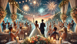 Ohňostroj na svatbu – jak vytvořit nezapomenutelný svatební moment?