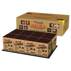 Sestavený ohňostroj Glamours Night show 224 ran (2)