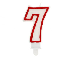 Dortové svíčky - narozeninová číslice 7