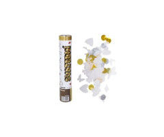 Párty konfety vystřelovací svatební motiv 30 cm