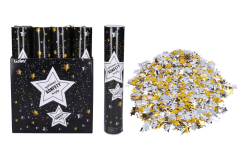 Párty konfety vystřelovací 30 cm Hvězdy